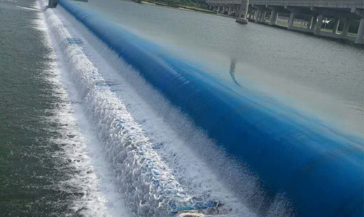 彩色橡胶坝技术的推广和应用