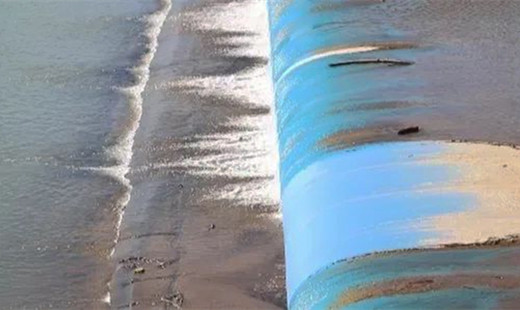 洋河抚宁城区段新建橡胶坝亮相