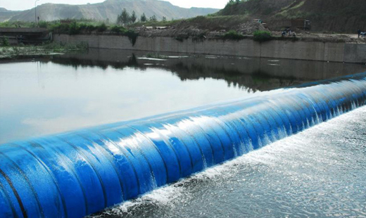 彩色橡胶坝为北京奥运基建项目添彩